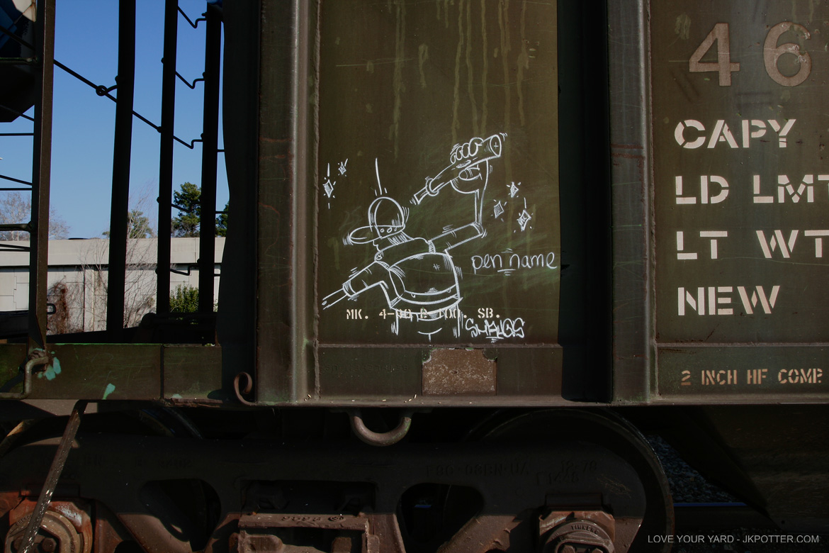 shrugs, tags, graffiti, boxcar, train, boxcar tags, railroad graffiti, freight train graffiti, rail art, rail graffiti, boxcar, freight, moniker